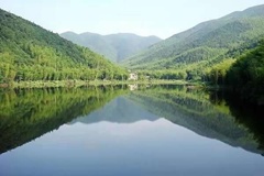 果园茗庄水库美景
