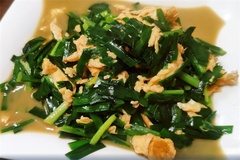 张光农家乐韭菜炒蛋