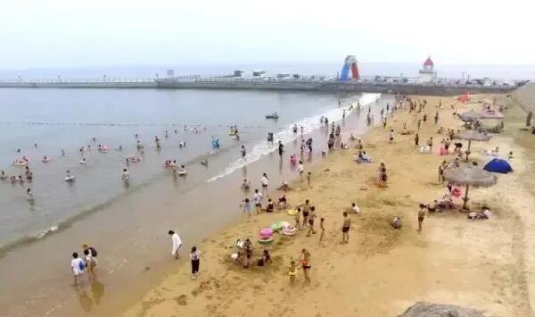 日照万宝滨海风景区的沙滩
