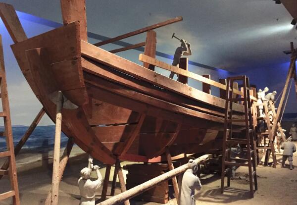 古船博物馆的造船模型