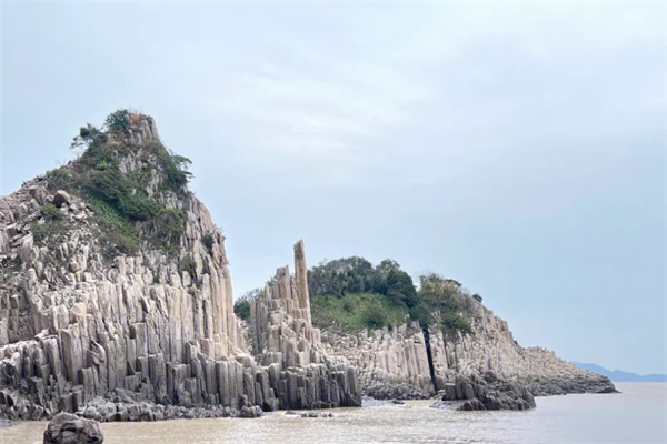 花岙岛的石林