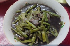 豆角烧肉