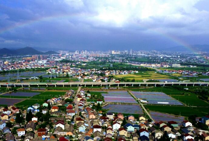 余姚市全景