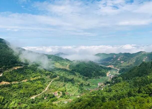 俯瞰天台县