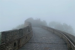 雨雾长城