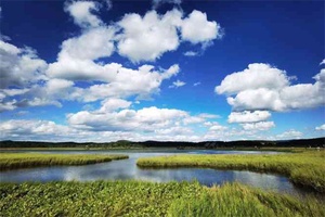 闪电湖京北湿地草原