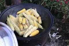 烤玉米