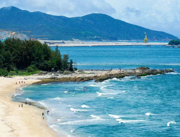 盐洲岛游客